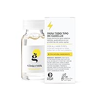 Vista 2 de Ampolla para el crecimiento del cabello con biotina y jengibre, controla la pérdida de cabello, estimula el cuero cabelludo y fortalece las raíces