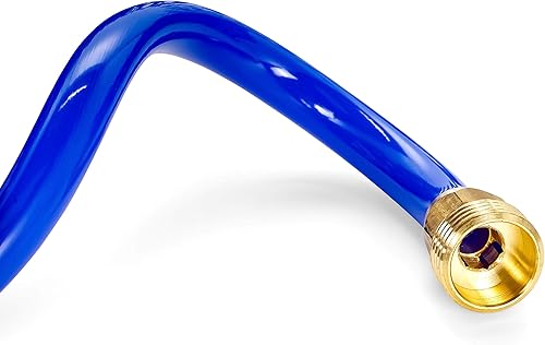 Miniatura 4 de Camco Manguera de agua en espiral de 20 pies  Resistente a la corrosión con accesorios de latón  Cuenta con una diámetro interior de 12 pulgada