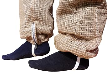 AGS Three layer ventilated olive protection beekeeping suit professional bee suit beekeeper wasp suit (5XL)