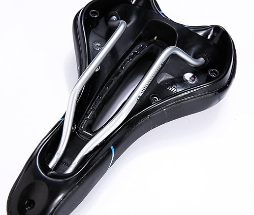 Miniatura 5 de ZHIQIU - Sillín cómodo para bicicleta de montaña o de carretera para ciclismo exterior o interior