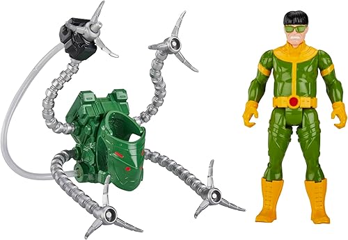Miniatura 7 de Marvel Spider-Man Aqua Web Warriors - Figura de acción Doc Ock de 4 pulgadas con accesorio de equipo de agua recargable, figuras de acción para