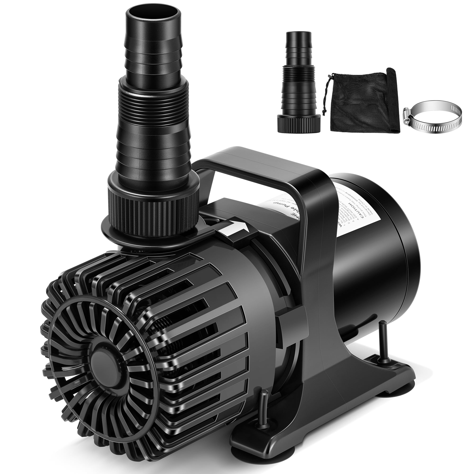 VIVOHOME 310W 5300GPH Submersible Water Pump with Barrier Bag for Koi Pond