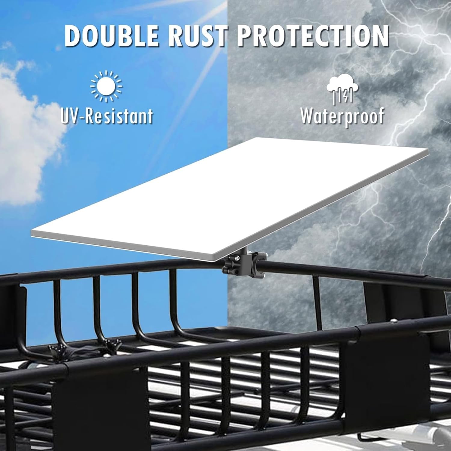 Weather Satellite Dish Mounting Stand for Gen 3 Roof Mount Motorhomes Campers Yachts Travel Marine Weather Mounting