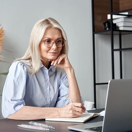 Miniatura 6 de Sabary Bolígrafos con versículo de la Biblia, bolígrafos de flores cristianas, con citas inspiradoras, divertidos bolígrafos de oficina, bolígrafos