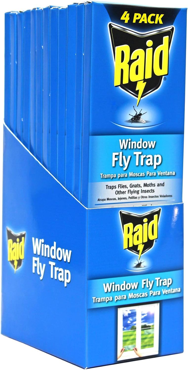 Raid Window Fly Trap, 4ct (Pack of 4)