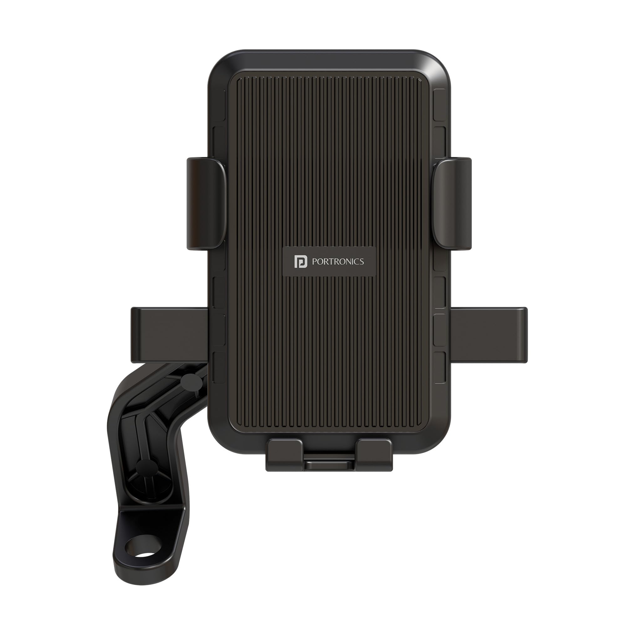 Portronics Mobike 5 Scooty/Scooter Phone Holder with Mirror Mount, 360 Degree Rotation, Strong Grip, Compatible with 4.7" to 7.2" Smartphone, Mobile Stand for Scooter, Cycle & Motorcycle (Black)-image-32