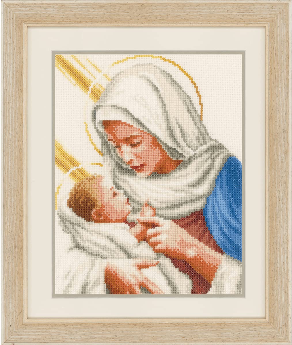 Vervaco Multi Maria And Jesus Counted Cross Stitch, -Colour