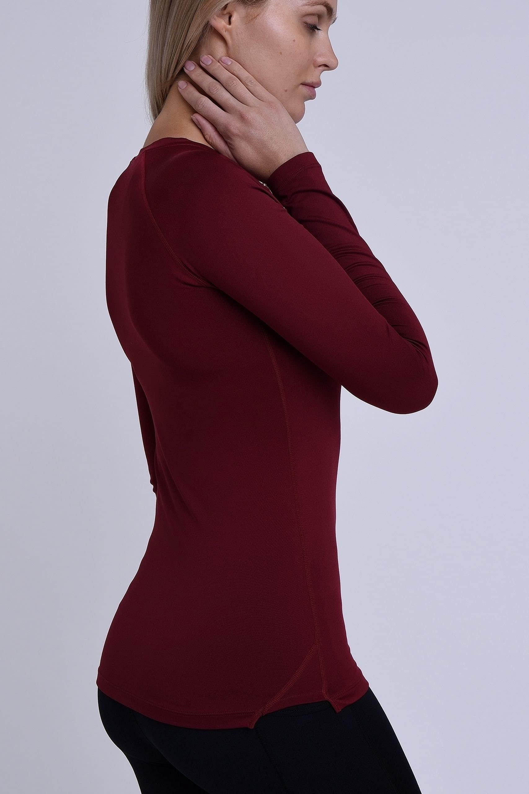 TCA SuperThermal Maglia Termica Donna Manica Lunga - Intimo Termico Donna Invernale - Maglietta Termica Sportiva - Maglie Termiche - Maglia Intima Quickdry - Abbigliamento Termico