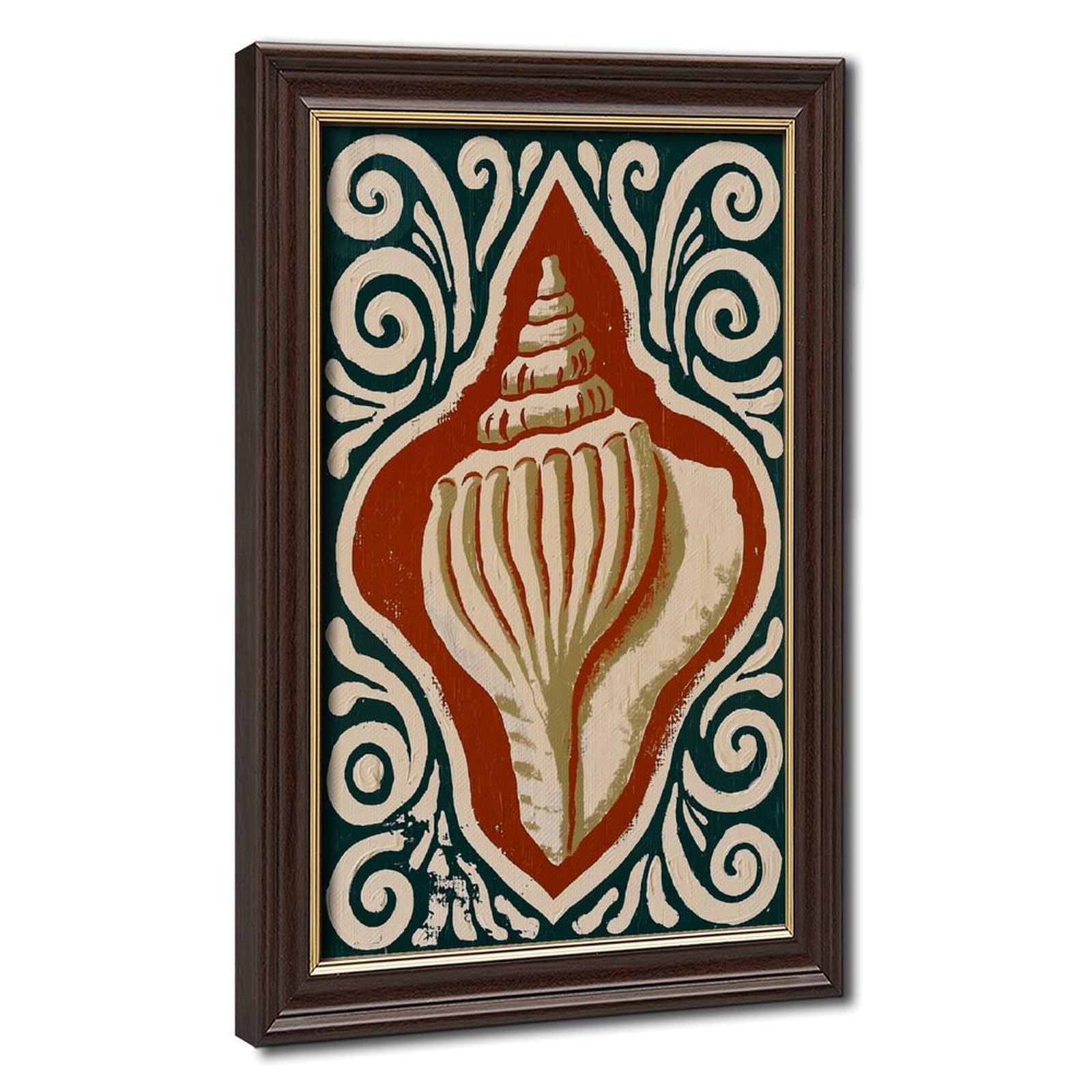 AYINUER Impression sur toile stylisée avec motif de volutes pour chambre à coucher, décoration cadeau