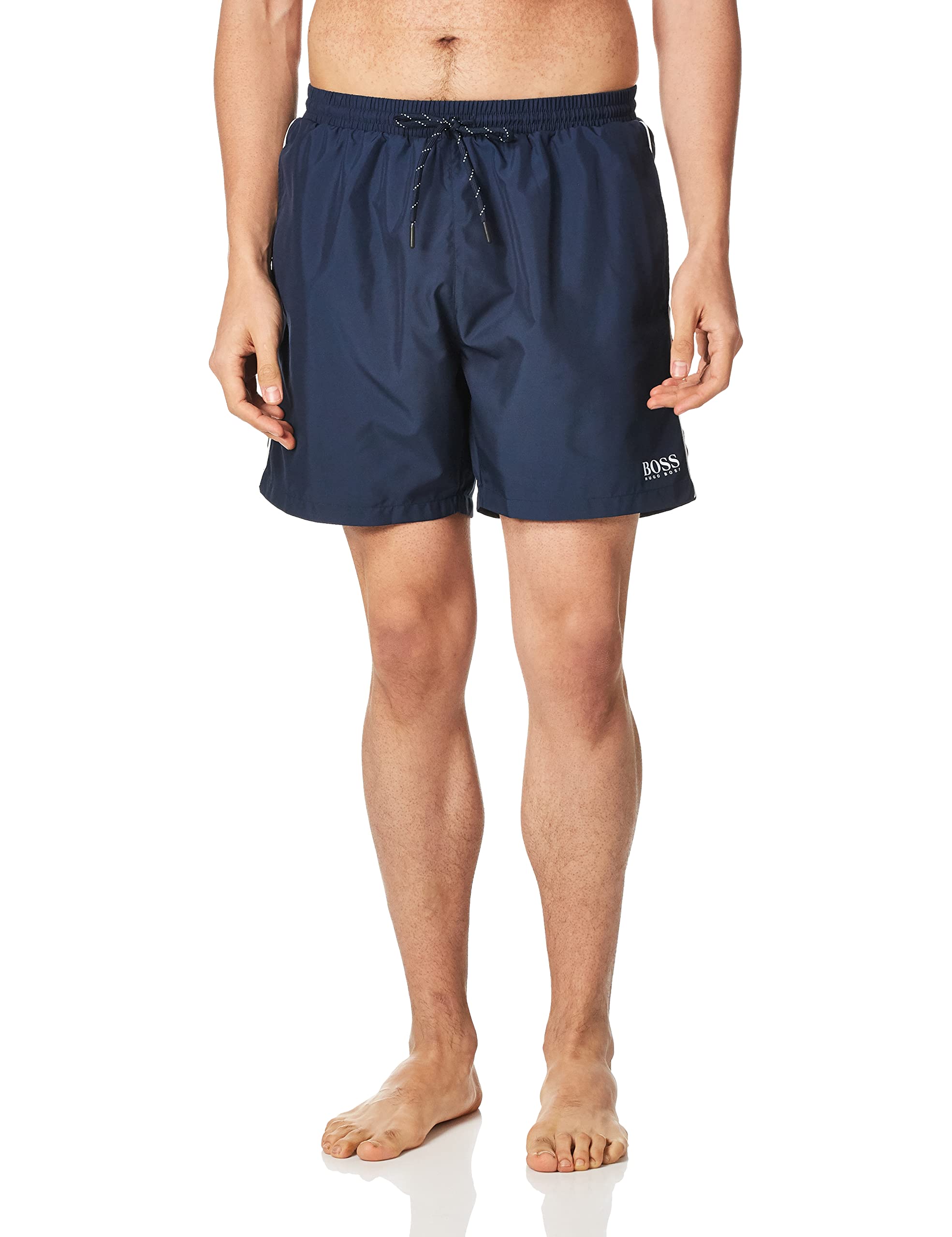Hugo Boss mens Medium Length Quick Dry Swim Trunks Swim Trunks