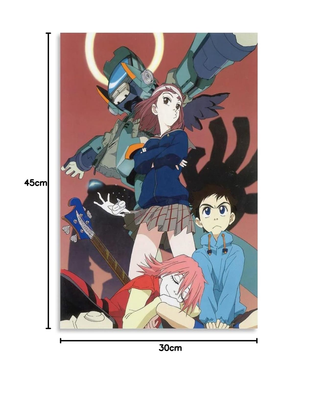 Amazon｜XINYUELONG アニメ FLCL ナオタ ナンダバ ポスター キャンバス
