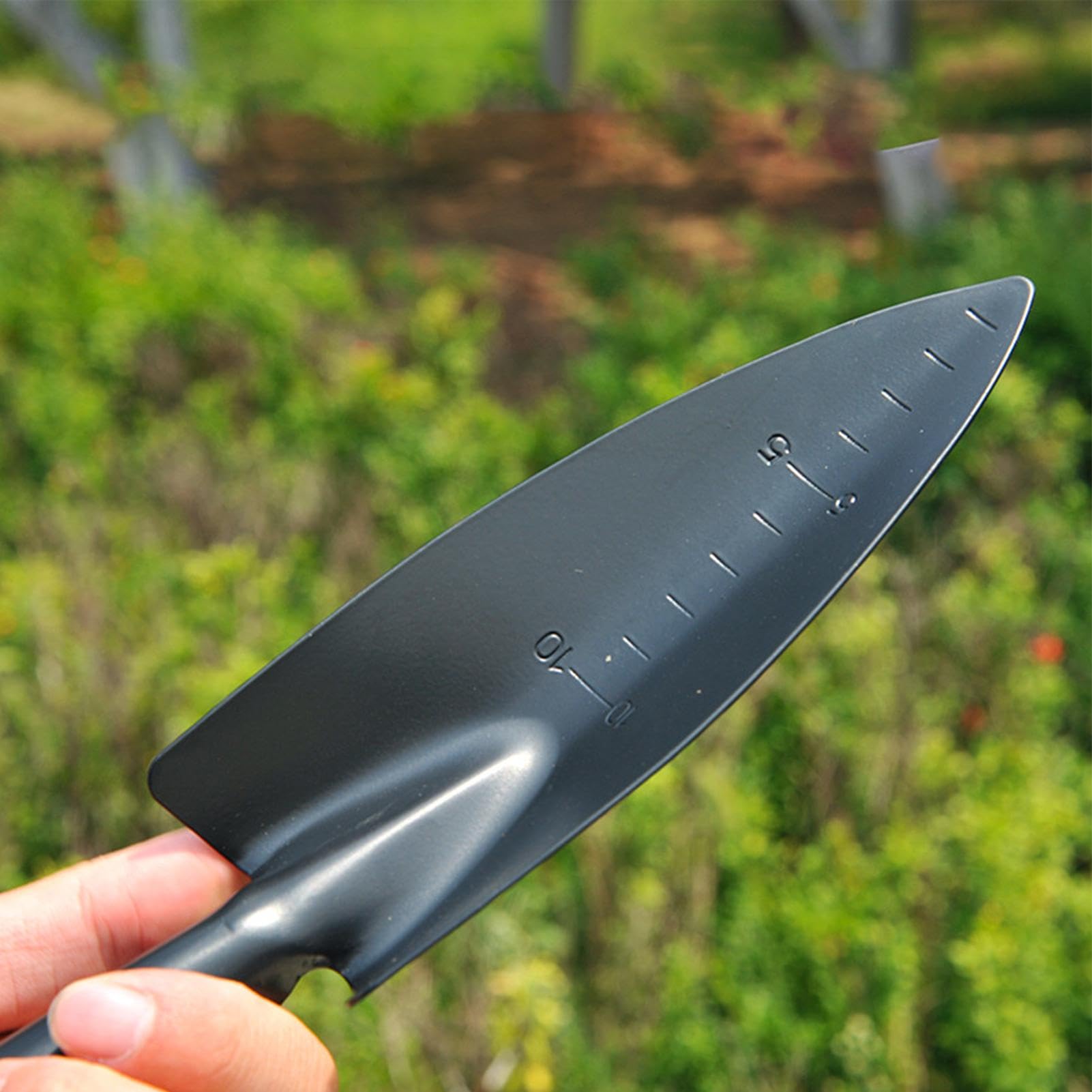 Giardino Shovel, Heavy-Duty Sand Beach Shovel, Metal Garden Spade Trowel, Ergonomic Hand Spade for Digging and Planting, Sturdy Small Gardening Tool for Outdoor Use