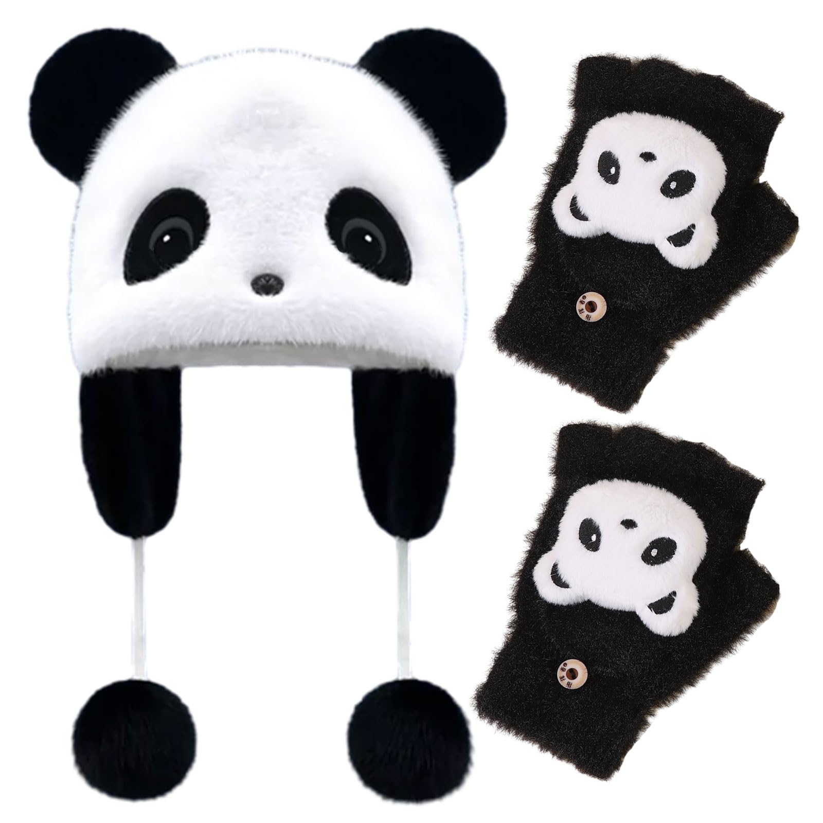 Bear Beanie Roblox Panda Hat Panda Beanie Hats Kids Or Adults