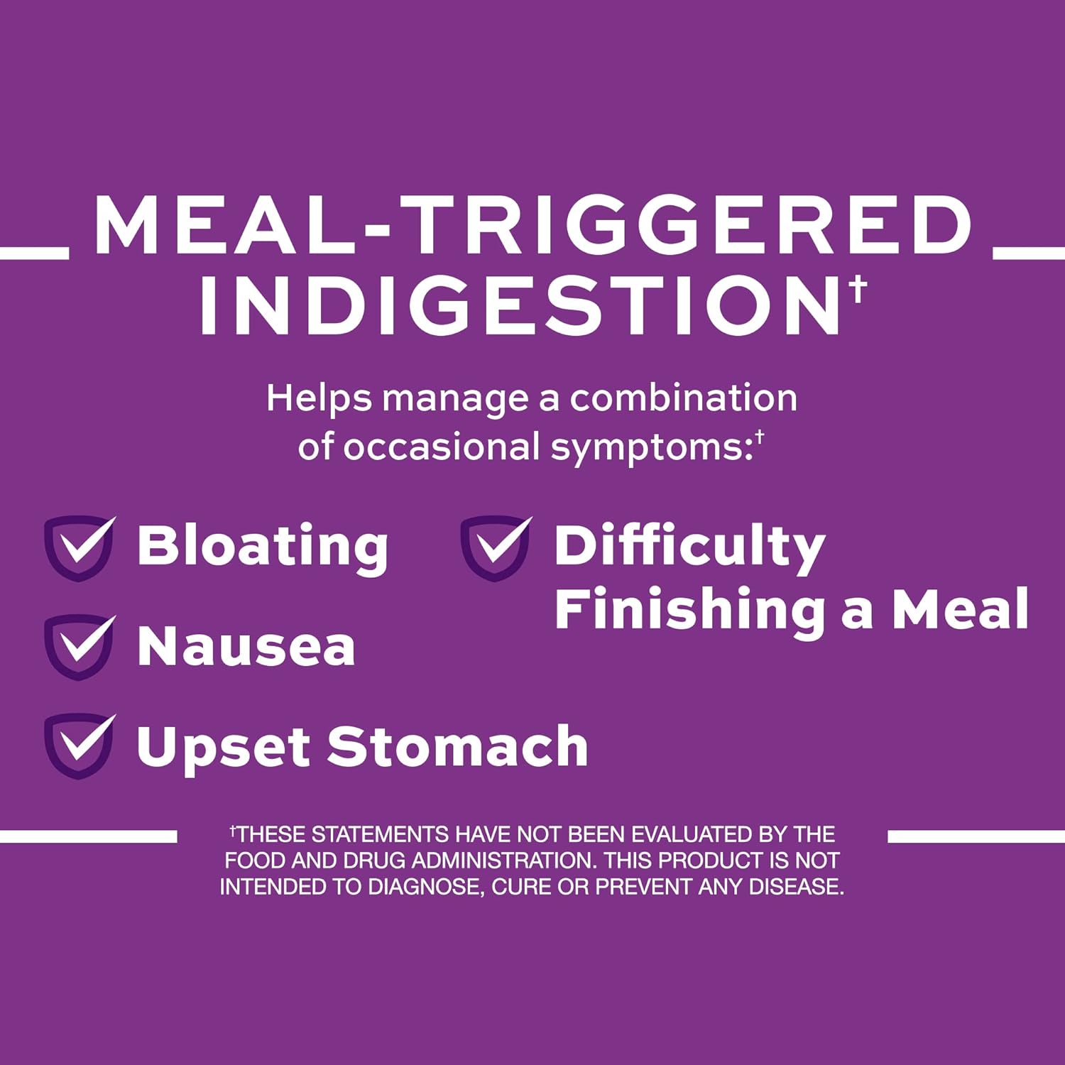 FDgard Dietary Supplement to Help Manage Meal-Triggered Indigestion†, 36 Capsules (Packaging May Vary) : Health & Household