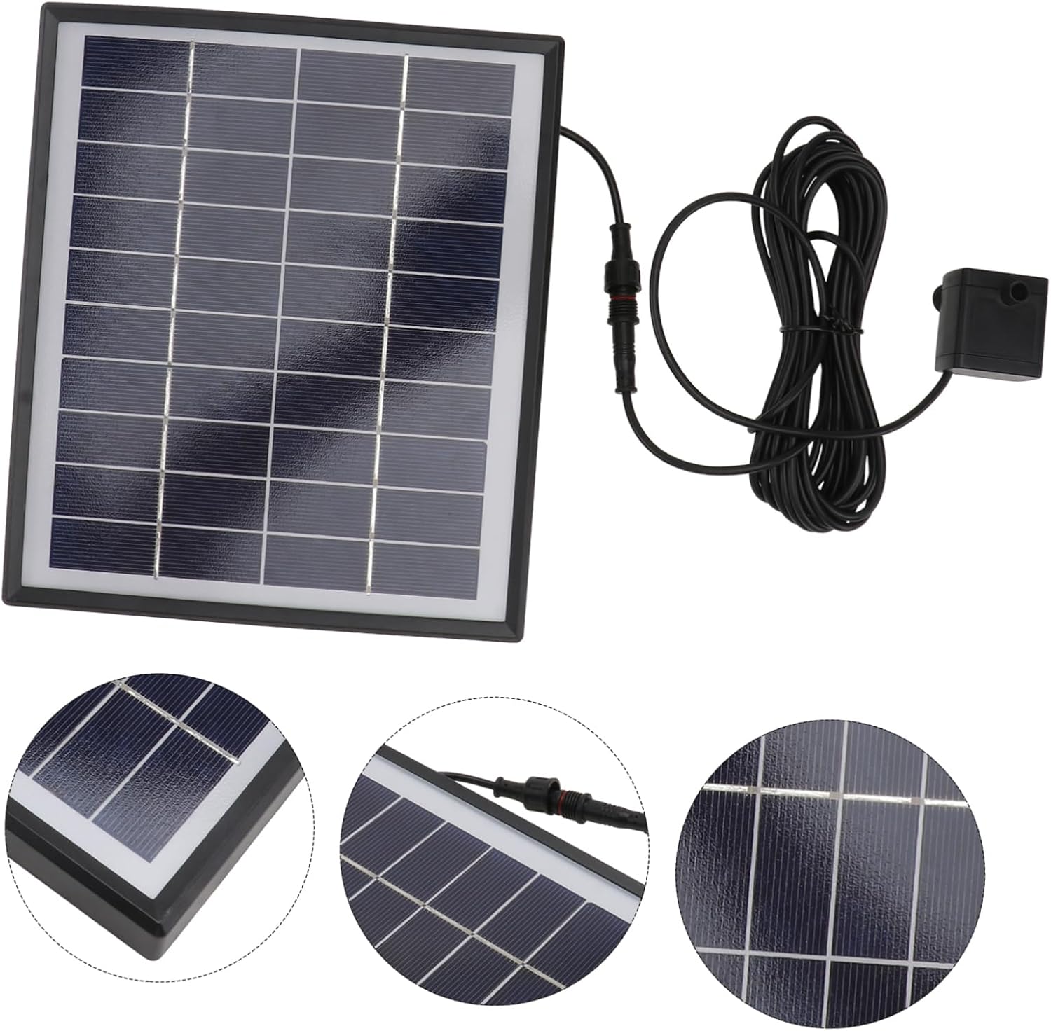 SUPVOX 12V Solar Fountain Pump Efficient Floating Water Pump for Bird Baths Fish Tanks and Garden Ponds H Output Durable and Solar Powered Design