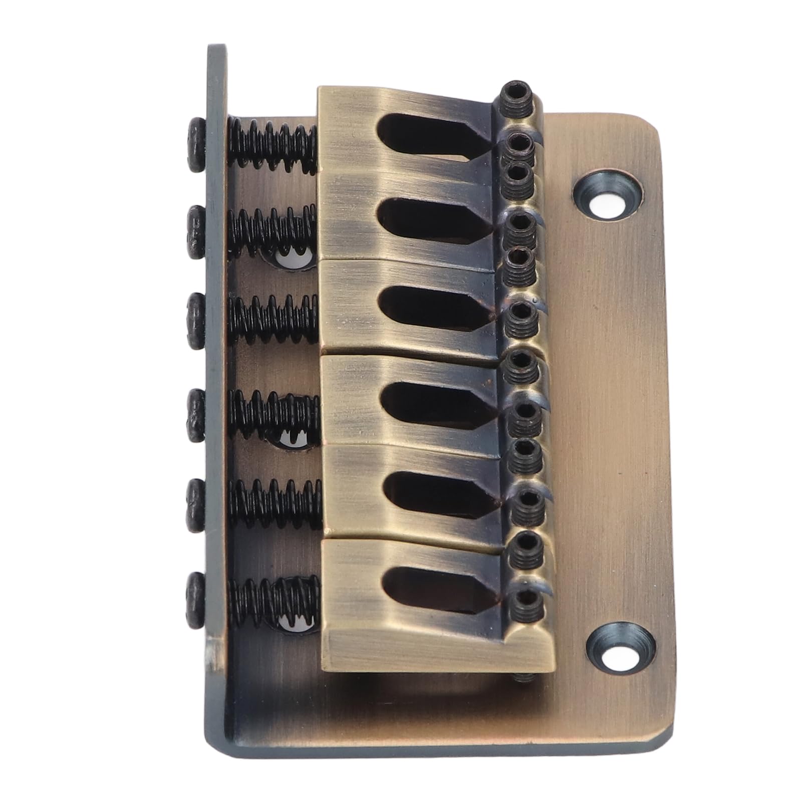 Dioche Mostek Gitarowy Mostek do Gitary Elektrycznej Aluminiowy 6 Strun Wymiana Skośnej Głowicy-trwałe Akcesorium Gitarowe Zapewniające lepszą jakość Dźwięku