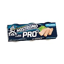 Nostromo – Tonno PRO+, 3 lattine da 65gr. Tonno proteico al naturale. Ricco di proteine, ideale per sportivi e per un’alimentazione equilibrata.