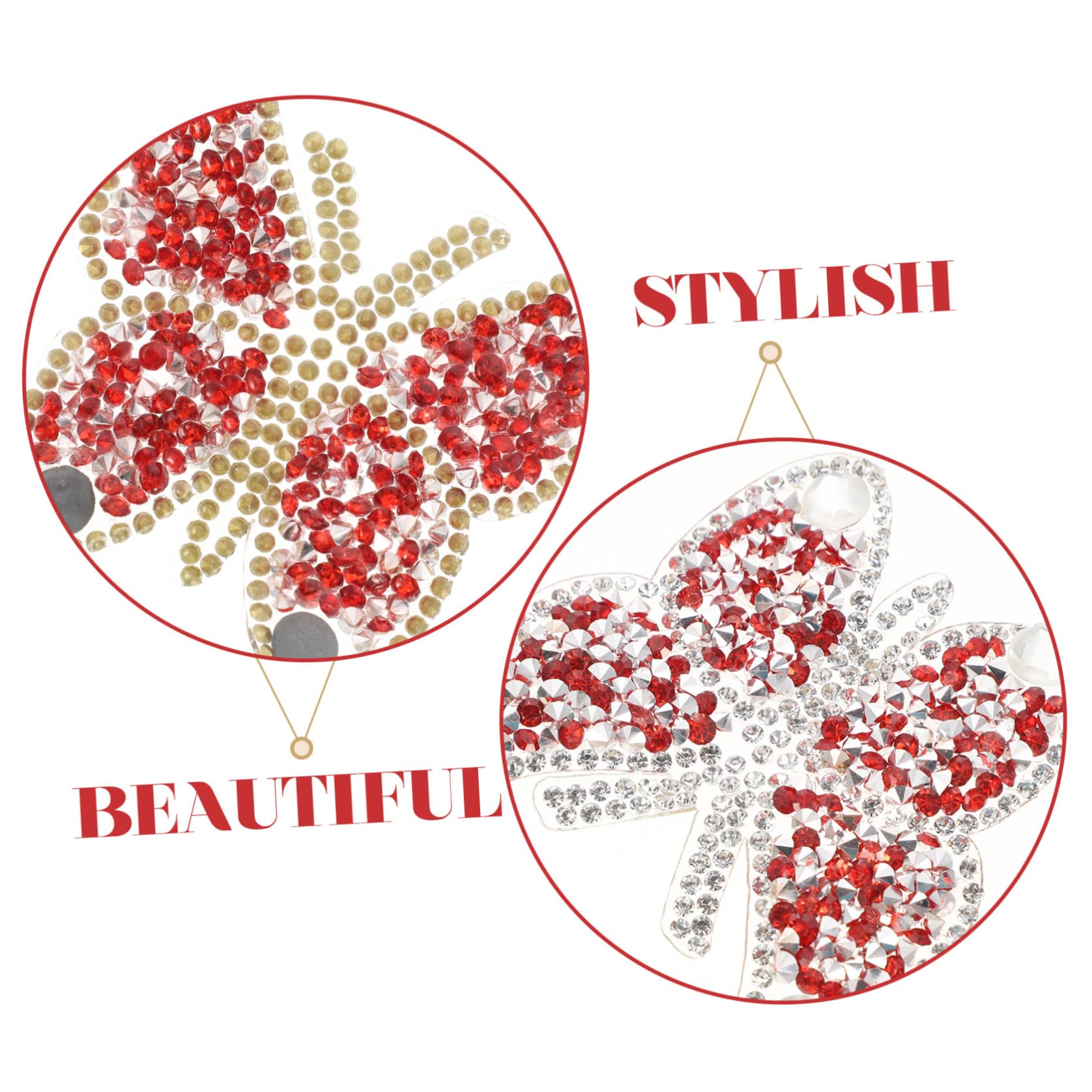 TEHAUX 30piezas Parches Decorativos Bordados Respaldo Adhesivo Para Ropa Parches De Costura Multiusos Para y Reparación De Prendas