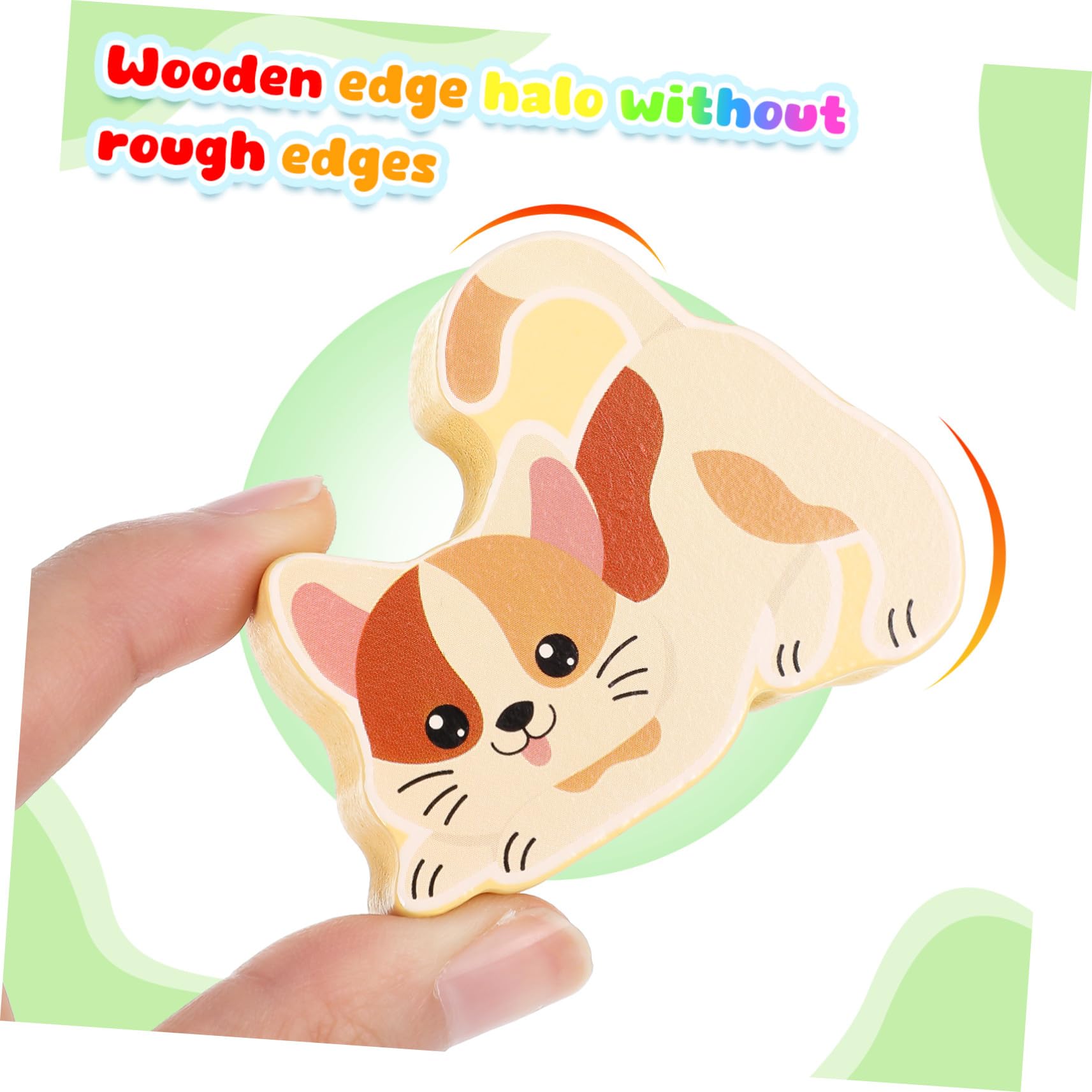 Animales De Granja De Madera Montessori Juguetes A Juego Figuras De Animales Kit De Construcción Stem para Juguetes De Matemáticas Montessori para