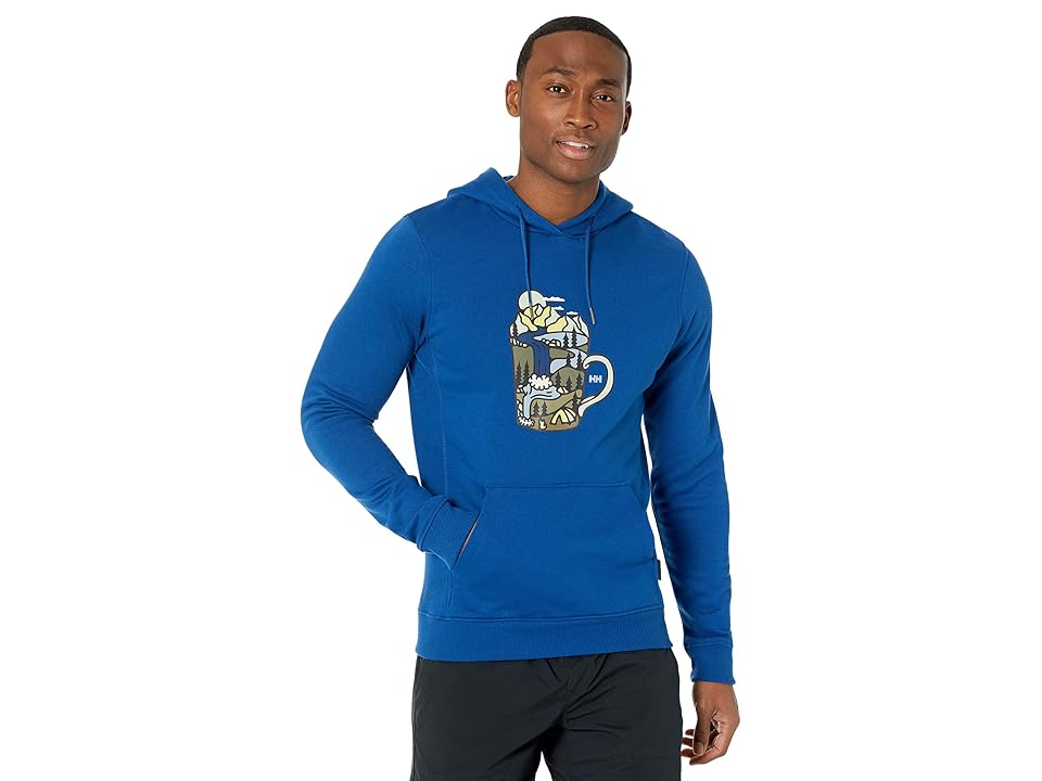 Helly Hansen F2F Cotton Hoodie (Deep Fjord) Men's Sweatshirt