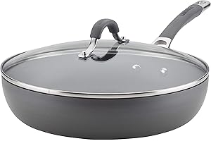Paula Deen's Circulon Radiance Deep Hard Anodized Nonstick Frying Pan / Skillet...