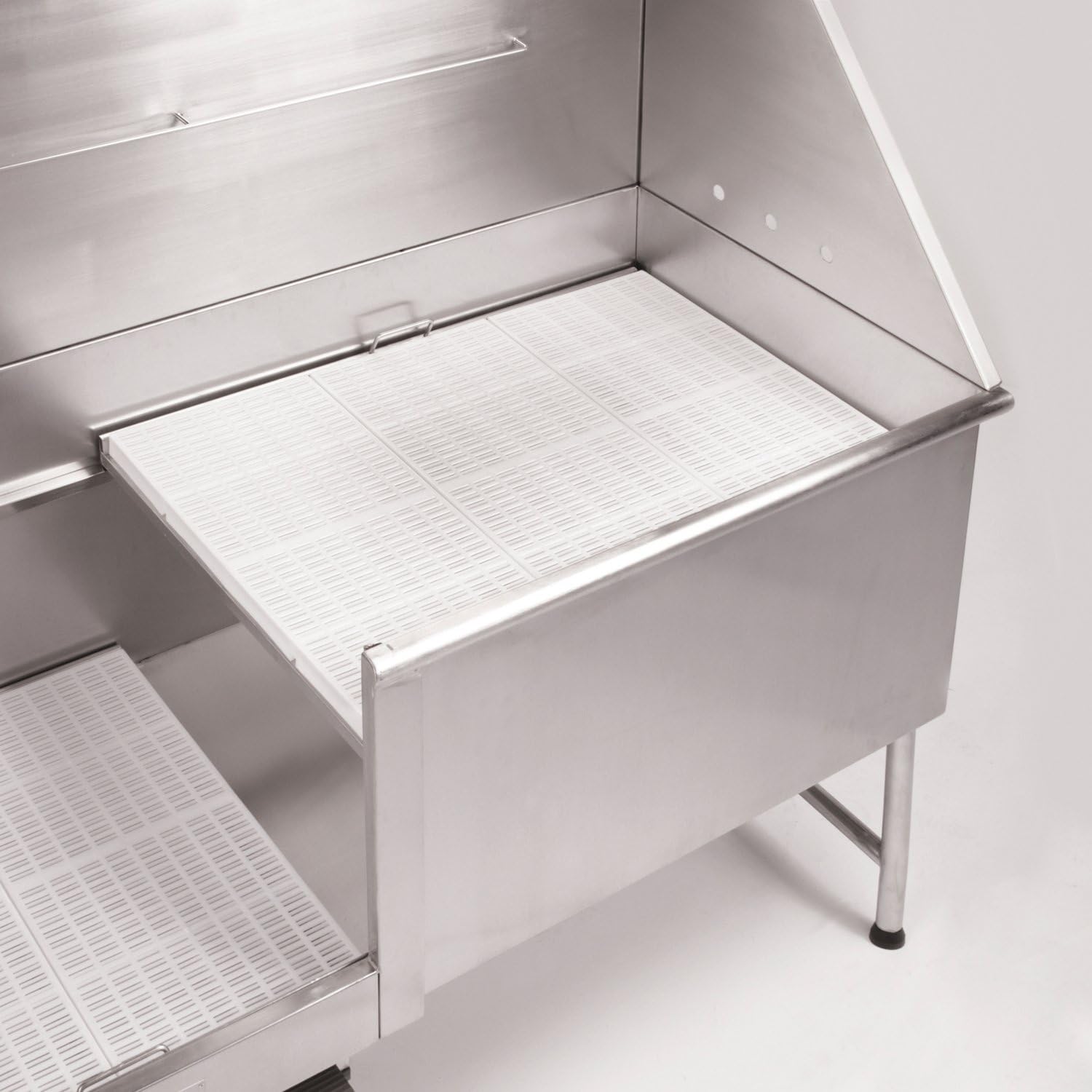 Master Equipment Superior Stainless Right Plumbed Bath Tub, 60-Inch