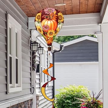 Briarwood Lane Fall Hot Air Balloon Wind Twister 54x12 Fall Beauty for Fall Balloon