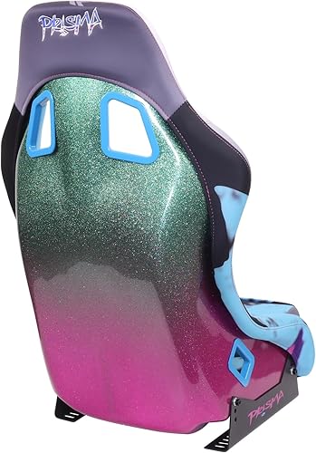 Vista 48 de NRG Innovations NRG-FRP-303RD-ULTRA Asiento universal de carreras con respaldo fijo con adaptadores de montaje lateral para arneses de 6 puntos