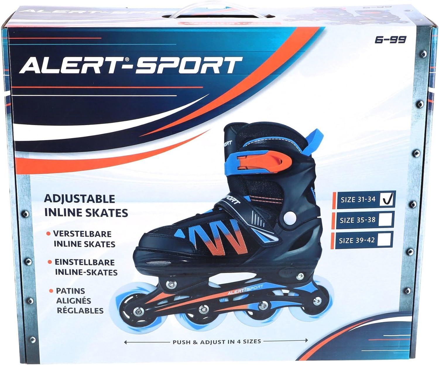 Alert Sport Inline Skates / Skeelers Roze (Maat 31-34) (7342135)