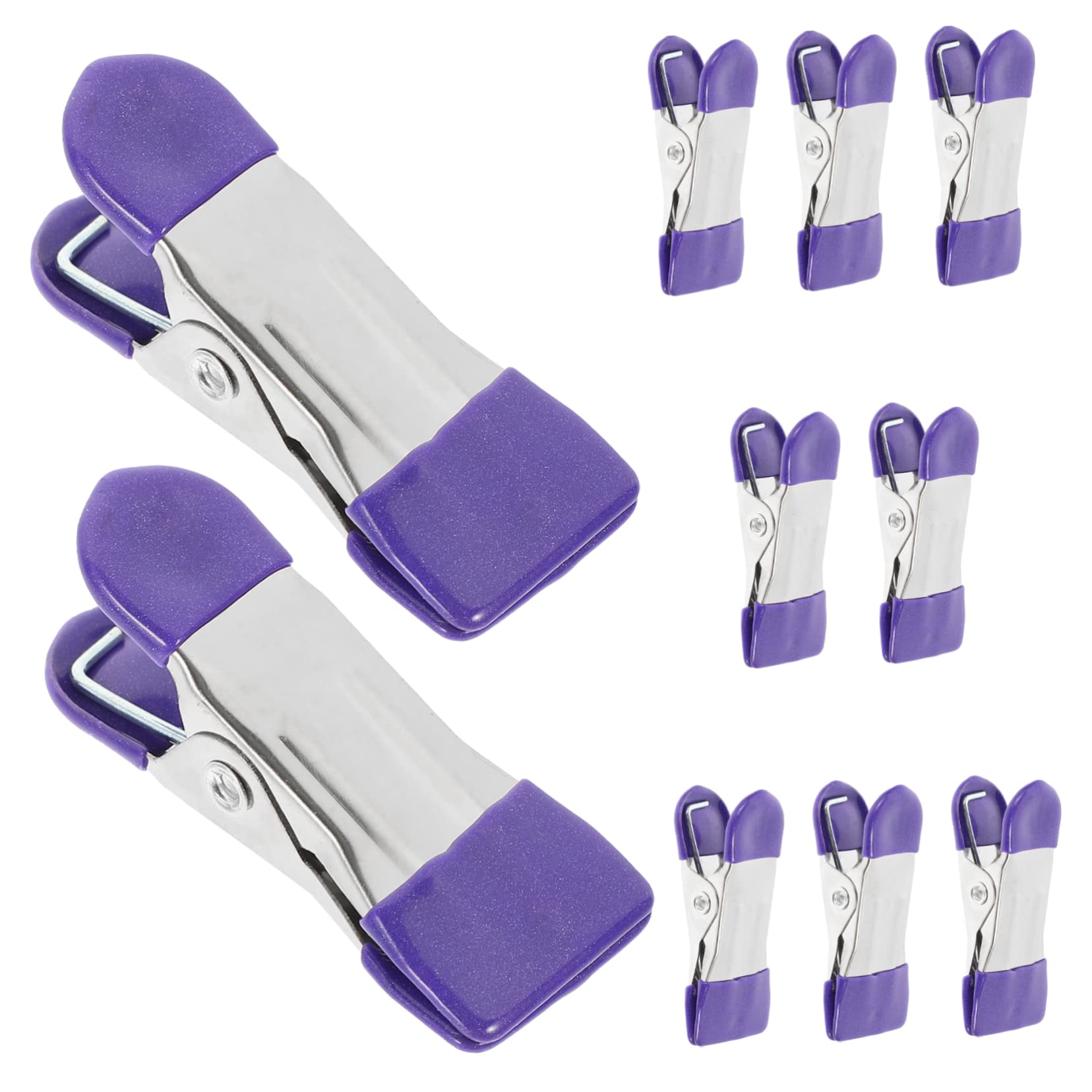 Cabilock 40pezzi Clip Per Abbigliamento Inossidabile Mollette Antivento Per Cibo e Tessuti Per Esterni e Interni Resistente e Leggero Per Snack e Sacchetti Alimentari