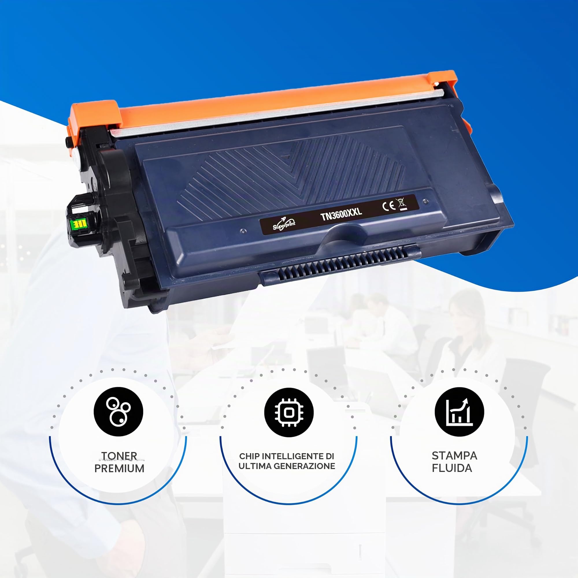 TN3600XXL Toner compatibile per Brother TN-3600XXL Toner Nero per HL-L5210DN L5210DW L6210DW L6410DN DCP-L5510DW MFC-L5710DN L5710DW L6710DW L6910DN EX910