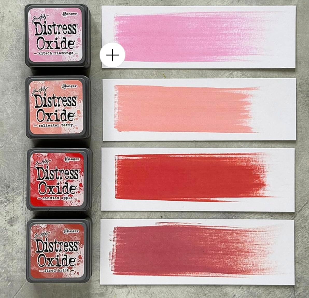 Tim Holtz Ranger Mini Oxide Distress Ink Pads, Kits - #1-18, Super Bundle of All 72 Oxide Colors, 6 Carnora Ink Blending Brushes, December 2025 Release