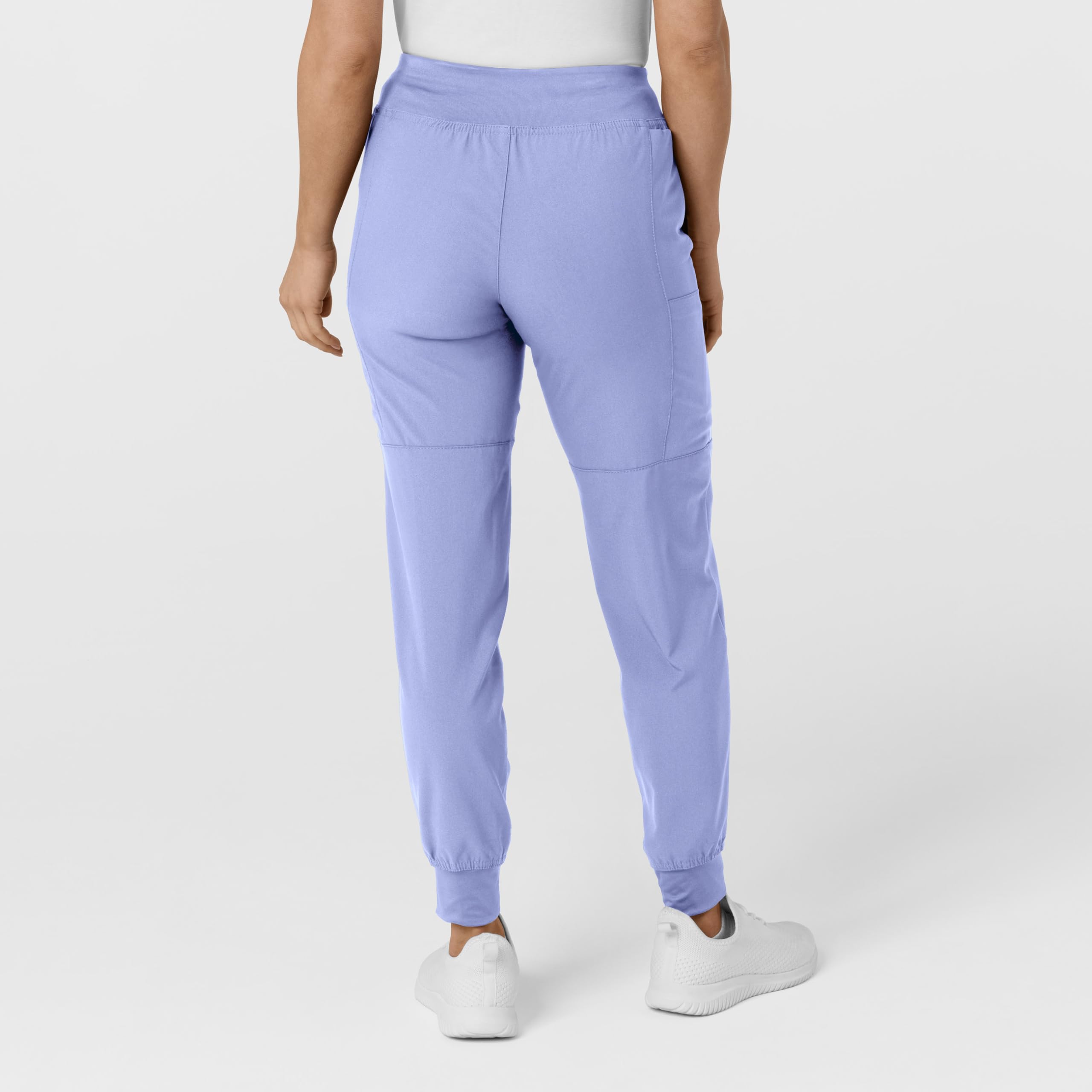 WonderWink 5555XCEIL3X W123 Pantalón Deportivo de Cintura cómoda para Mujer, Azul Ceil, tamaño extendido 3X