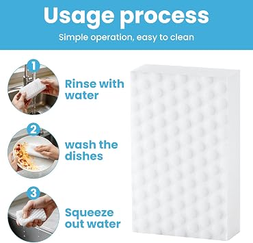 20 Pack 2X Compressed Magic Eraser Sponge, Thick Melamine Cleaning Sponge
