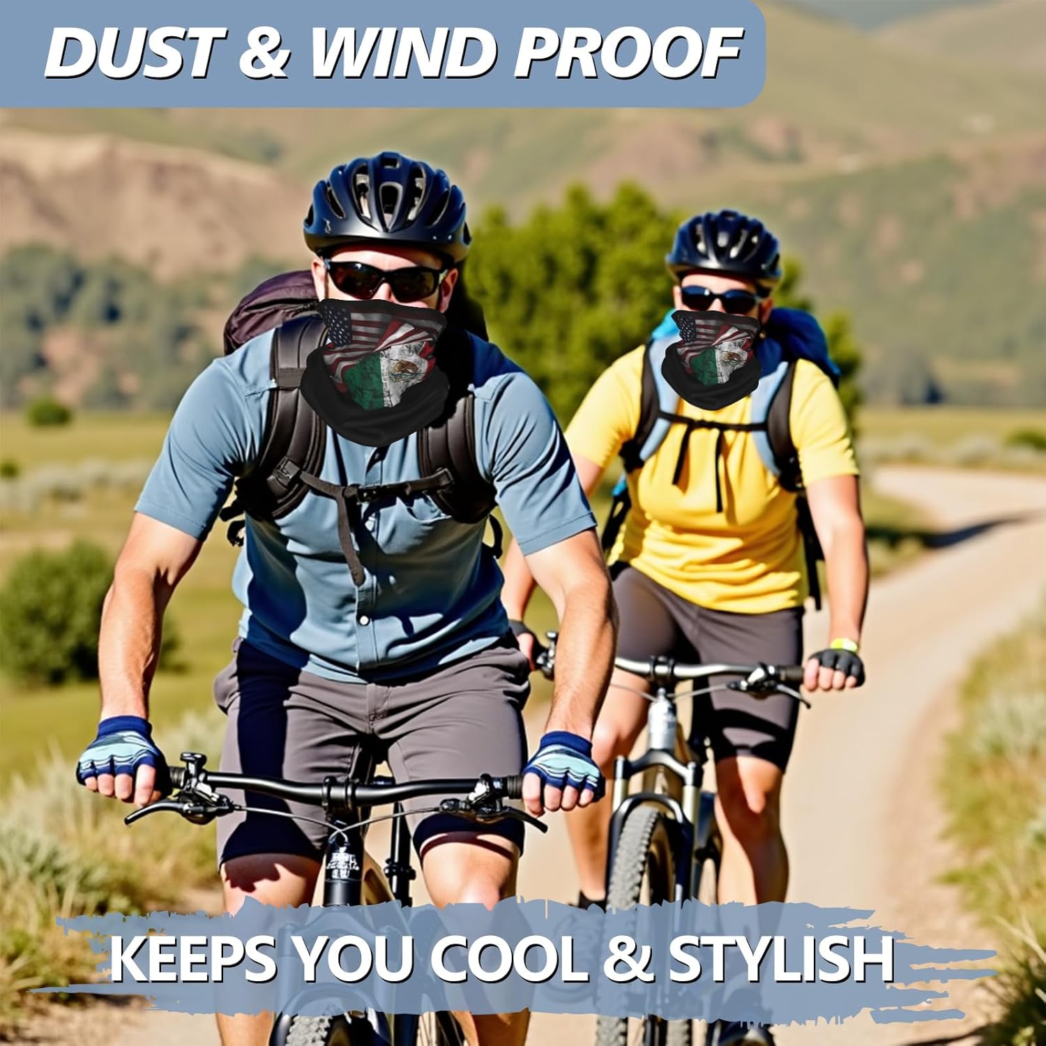 Neck Gaiter Face Cover Mask Bandana Gator Balaclava Tube Face Scarf Headband Outdoor Sport Mask Sun Protection for Women Men - Image 6