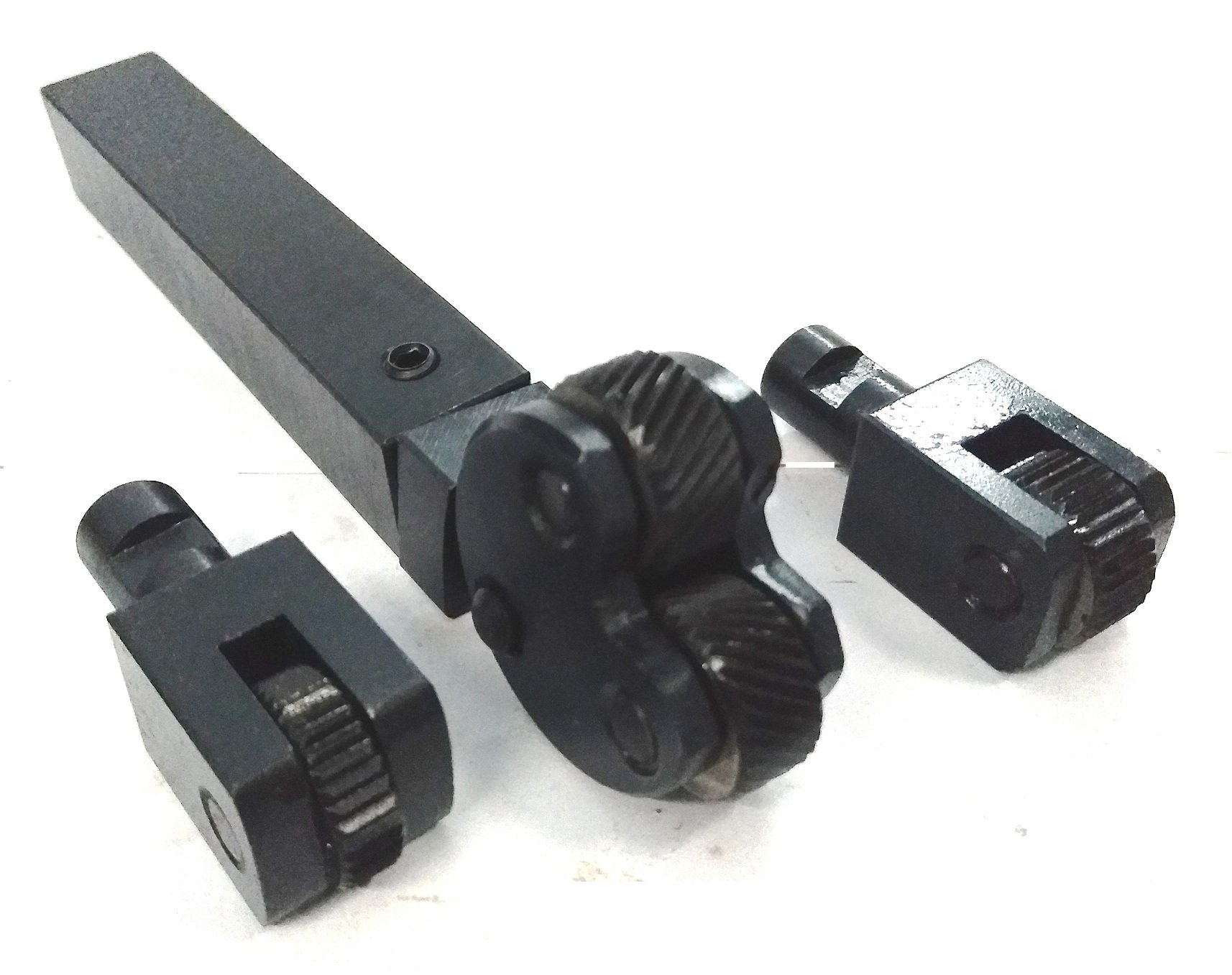 Rändelwerkzeug mit Wechselköpfen, Diamant- und Linearmuster, 1,5 mm Teilung