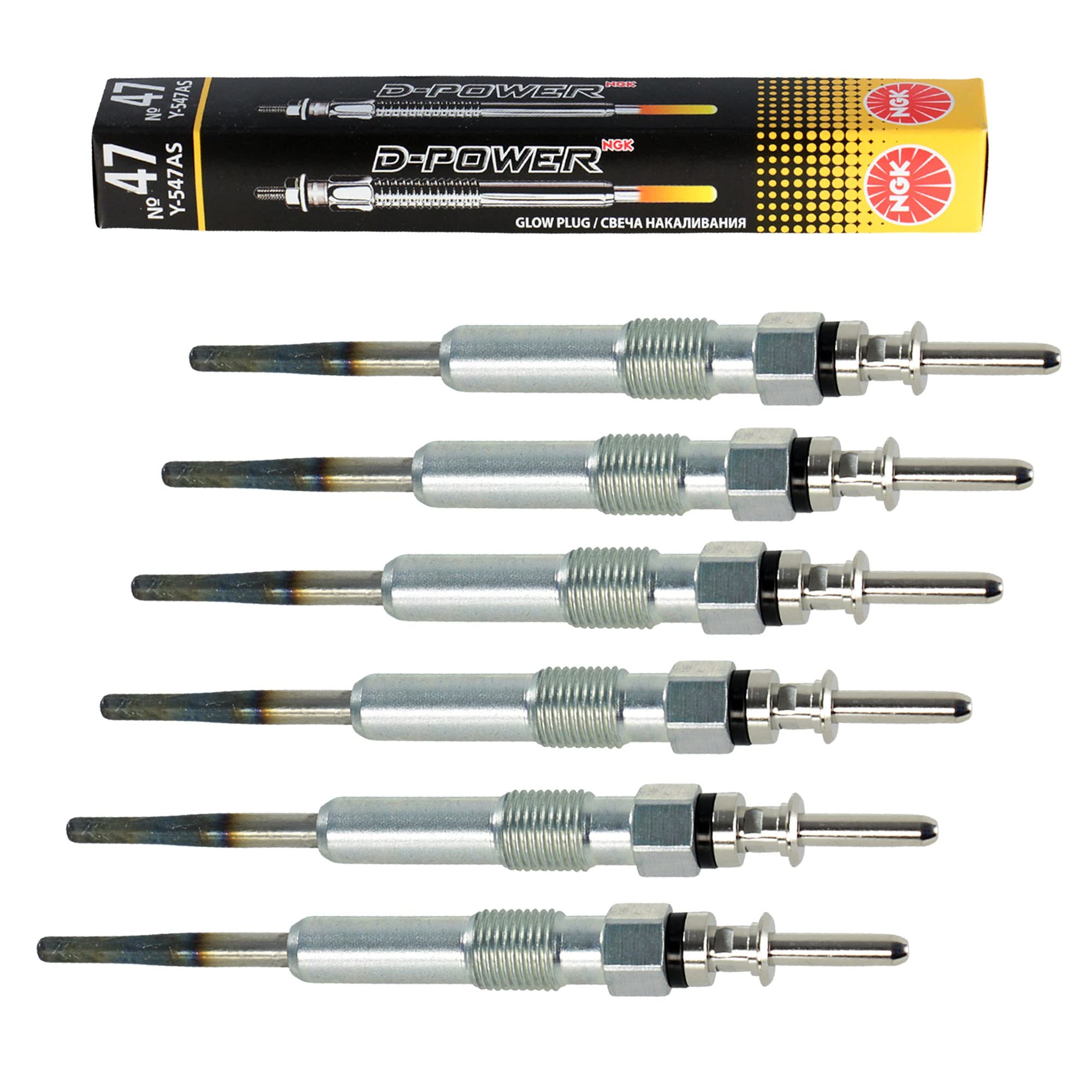 NGK 5968 Lot de 6 bougies de préchauffage