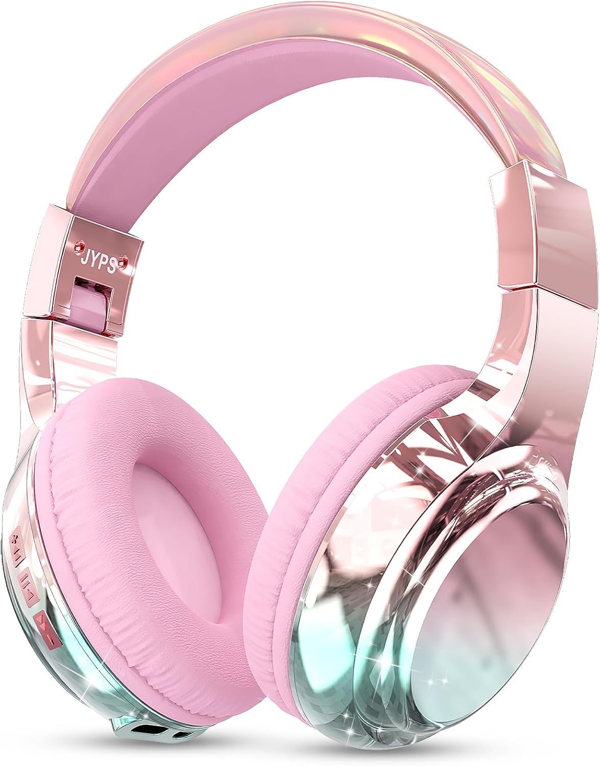 JYPS Kids Headphones Wireless,Metallic Childrens Bluetooth Headphones with Mic,Wireless & Wired Kids… JYPS Kids Headphones Wireless,Metallic Childrens Bluetooth Headphones with Mic,Wireless & Wired Kids…
