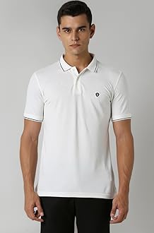 Men's Cotton Solid Regular Fit Collar Polo T-Shirt