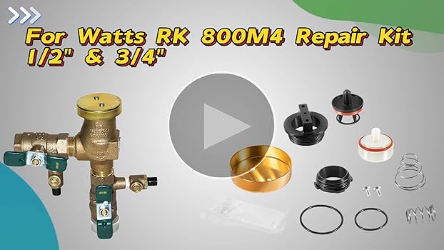 For Watts 800M4 Repair Kit 0887727 RK 800M4-T 1/2