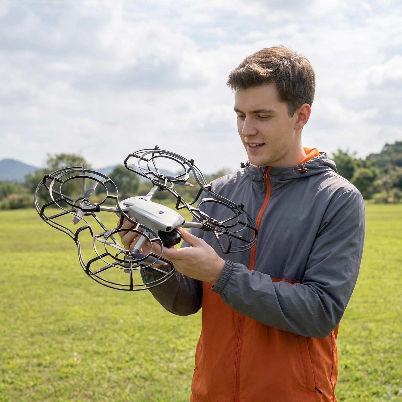 Protezioni per eliche per drone DJI Lito X1/Lito 1, protezioni anticollisione per eliche, coperture protettive a sgancio rapido compatibili con DJI Lito X1/Lito 1, accessori di protezione da