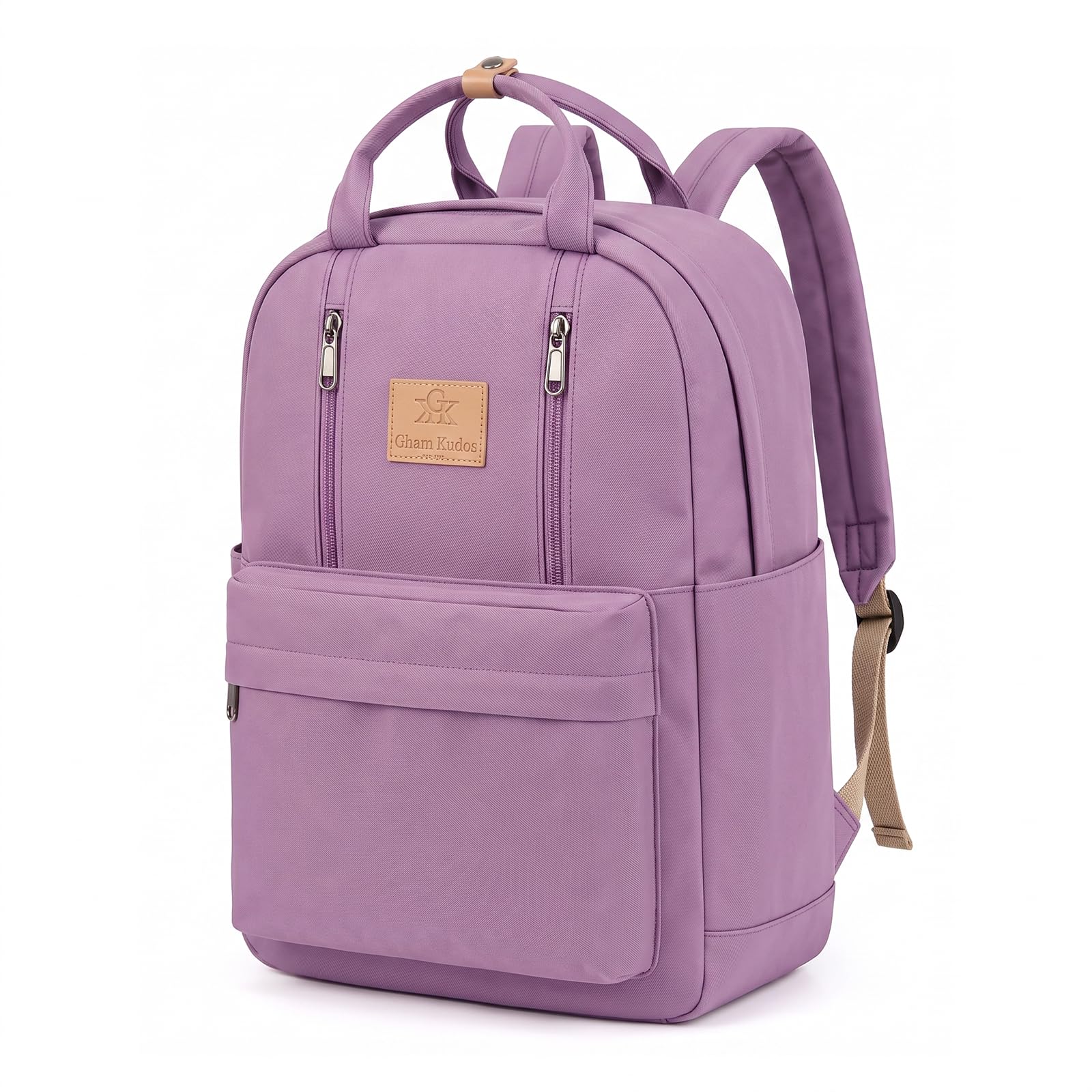 Large Travel Backpack for Men Women, Carry on Flight Approved Personal Item Bag, 15.6 Inch Laptop Backpack Waterproof Weekender Bag Commuter Hiking, Purple