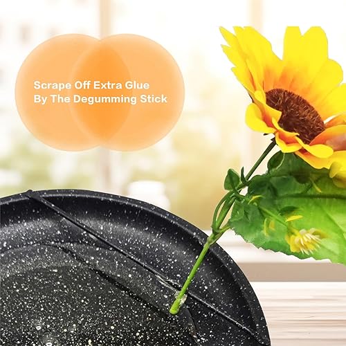 Miniatura 6 de Olla eléctrica de pegamento caliente, olla de fusión de pegamento caliente de 19.6 fl oz para crafiting con control de temperatura 212°F-392°F,