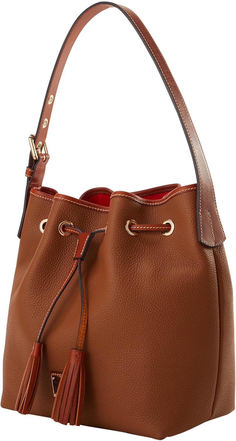 Dooney & Bourke Handbag, Pebble Grain Aimee Drawstring