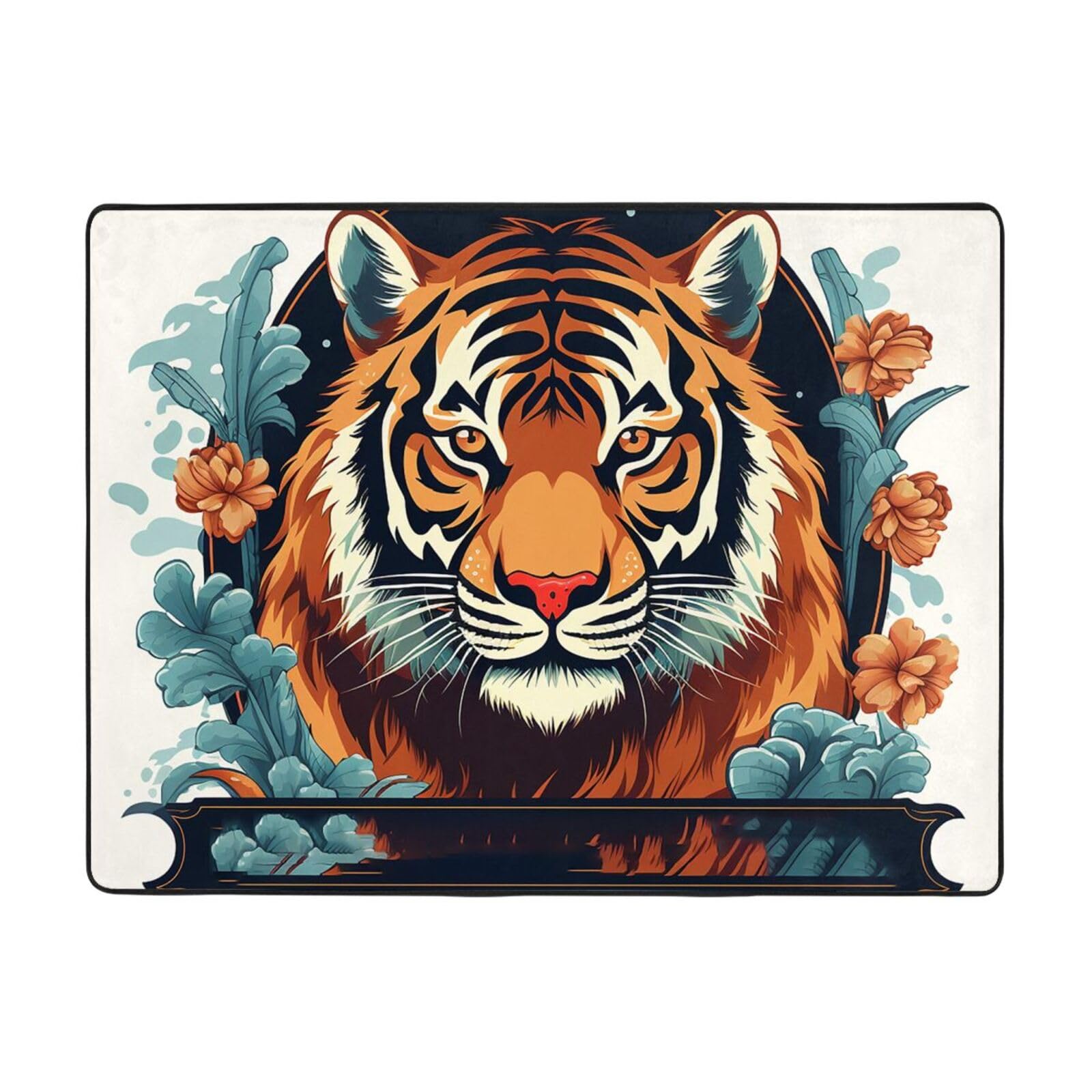 Tapis antidérapant lavable 120x160 cm grand confort pour chambre