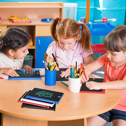 Miniatura 3 de 32 piezas de mini tableta de escritura LCD de 4.5 pulgadas, juguetes educativos de aprendizaje, almohadilla de dibujo borrable, juguete de