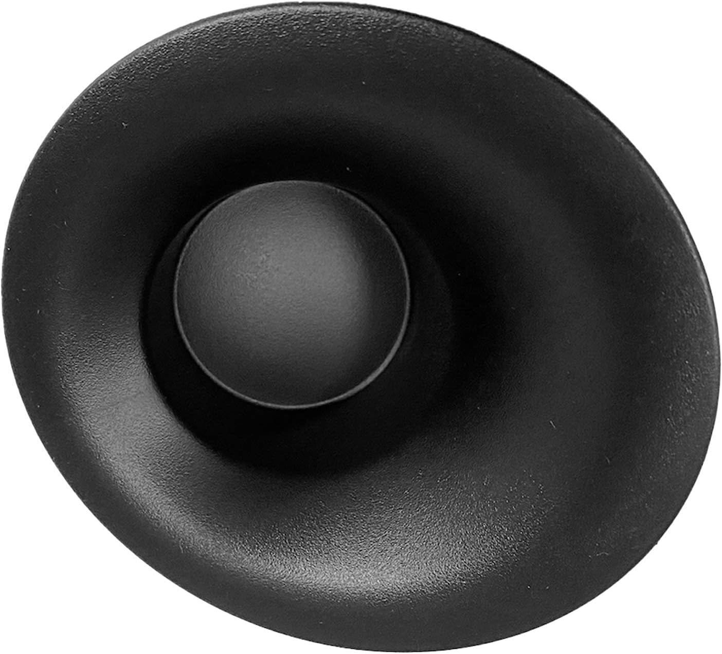 DAT AUTO PARTS Left Front Driver Side Fog Light Cover Replacement For 2015-2023 Dodge Challenger Black Textured Use For Cover w/Round Fog Hole CH1038212 68259661AA