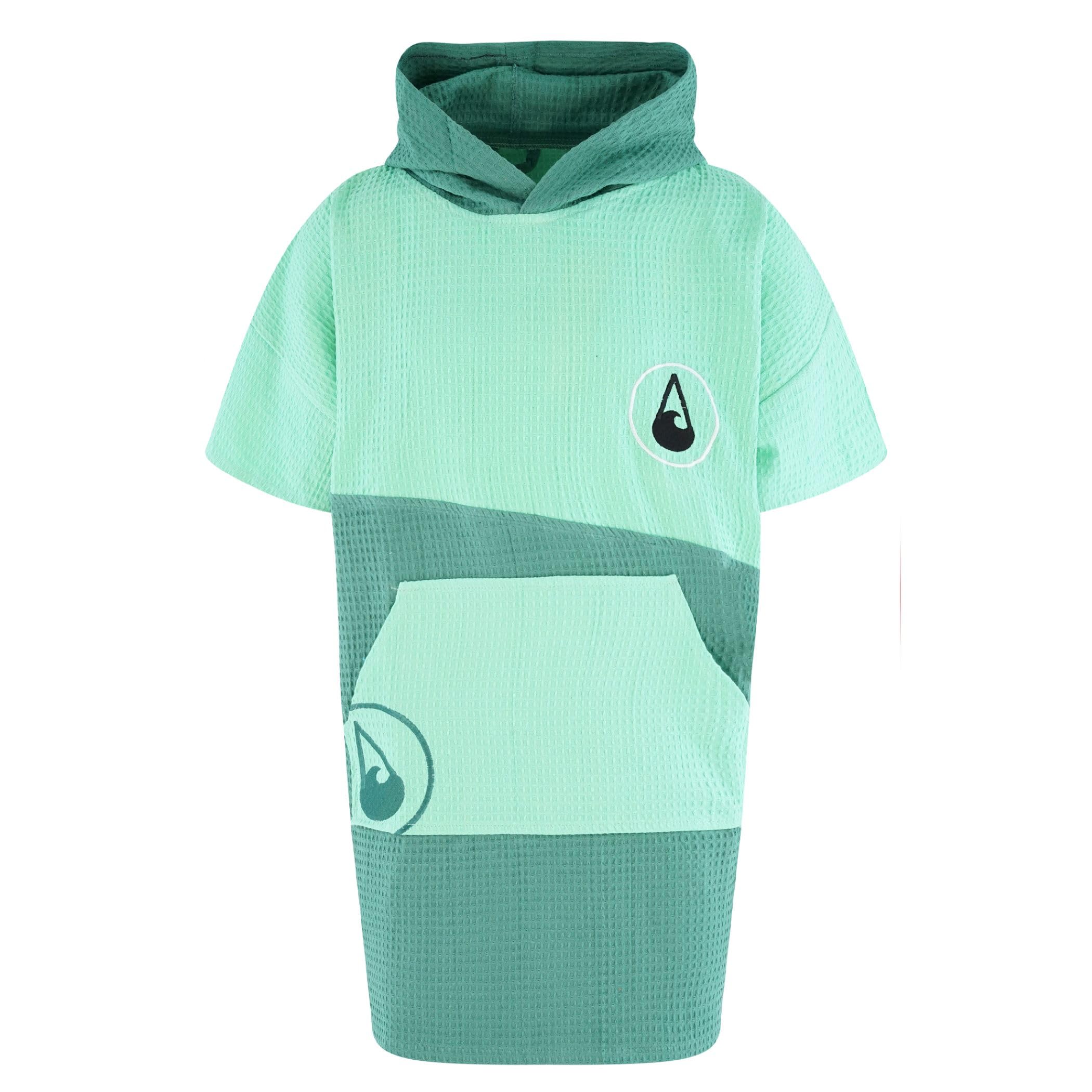 WAVE HAWAII Poncho Surf Travel donna & uomo L-XL, 171-197 cm | 100% cotone, poncho da mare assorbente per cambiarsi, spiaggia, surf, sauna & sport acquatici