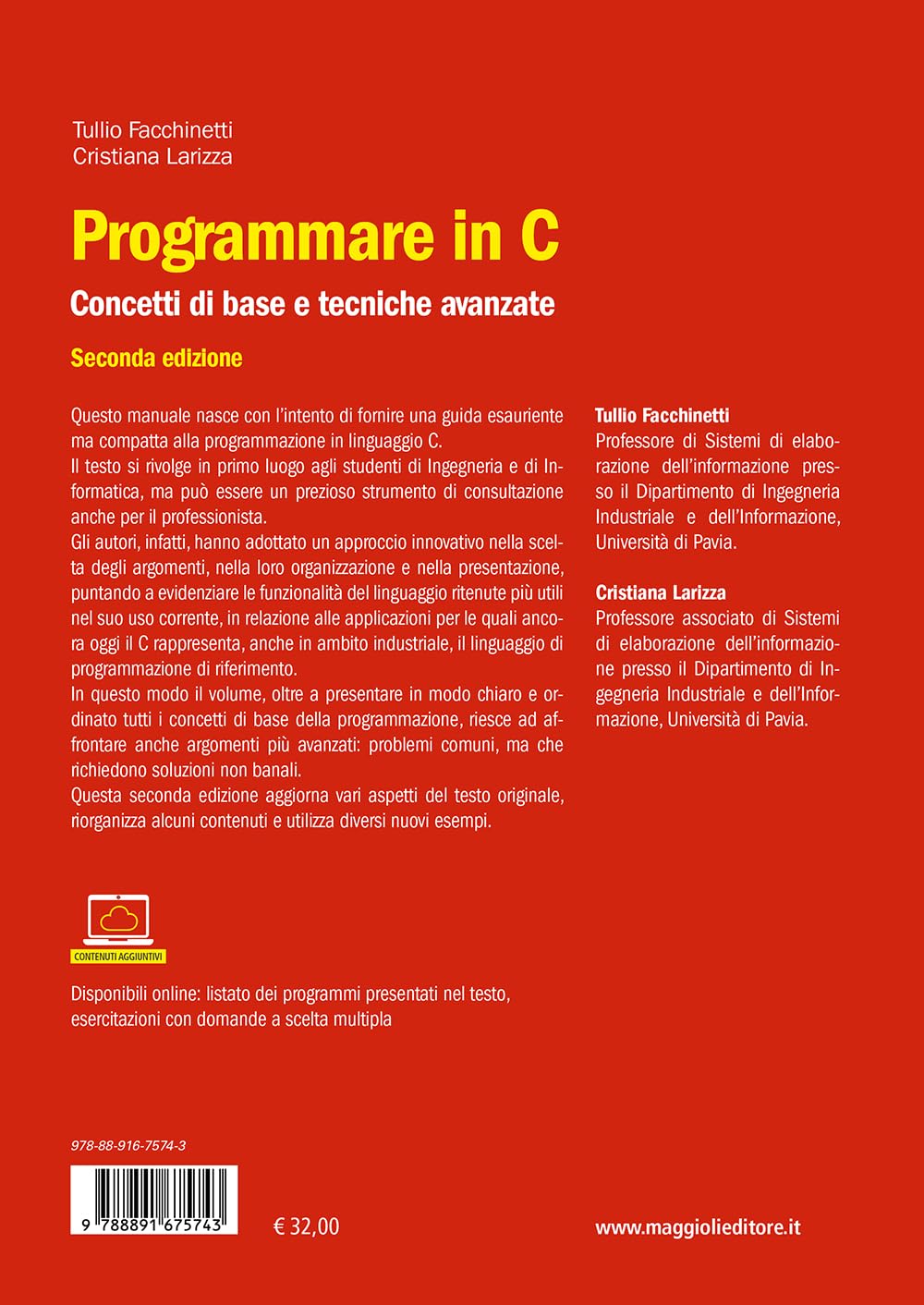 Programmare in C. Concetti di base e tecniche avanzate