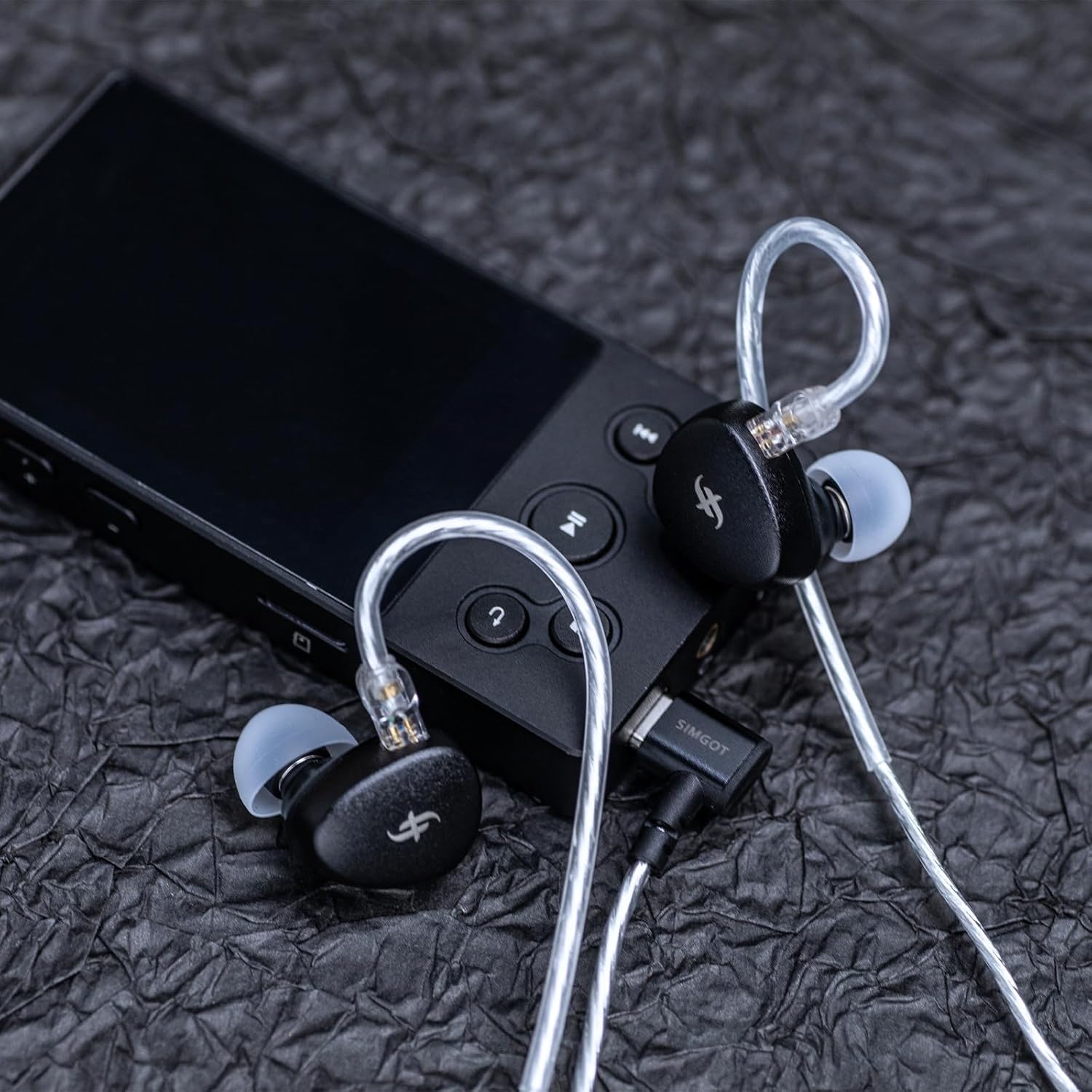 Linsoul SIMGOT EA500 DSP 10mm Dynamic Driver in Ear Monitor + KiwiEars Flex Earbud Tips